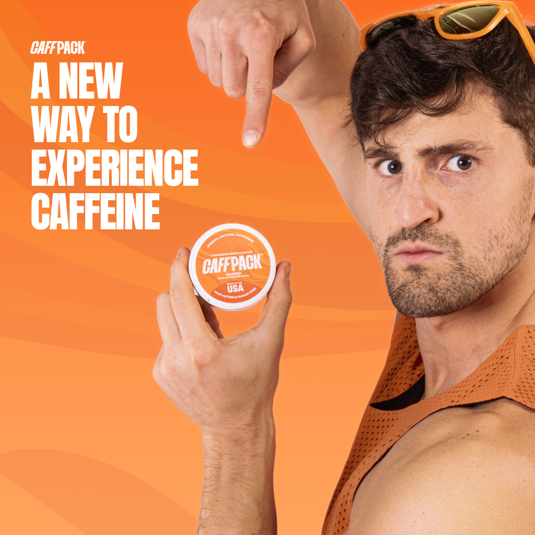 Mango Nootropic Caffeine Energy Pouches – 80mg